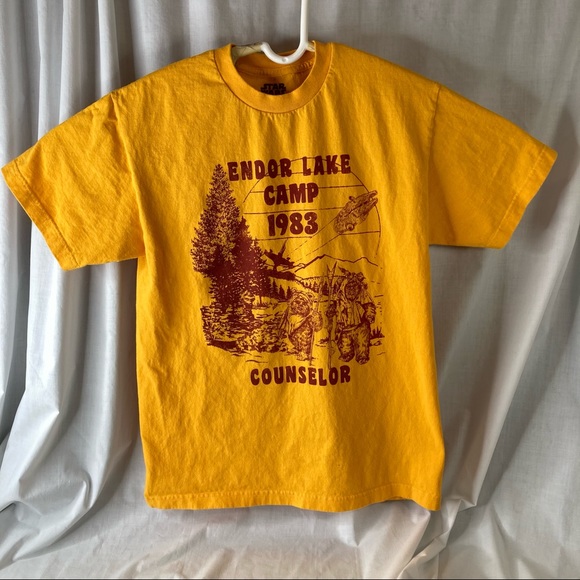 Star Wars Endor Lake Camp Counselor T Shirt Ewoks